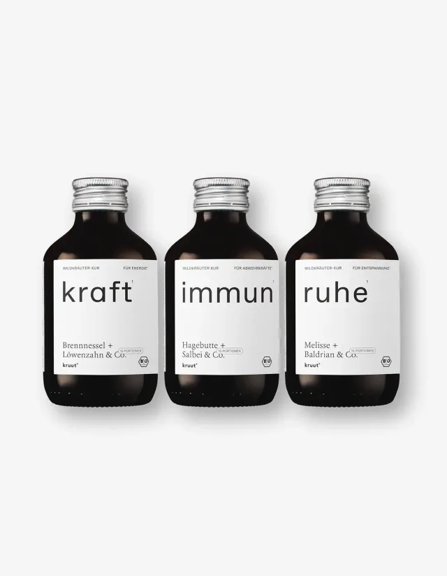 Kruut Daily Ritual Coffret Oxymel 3 Flacons Bio