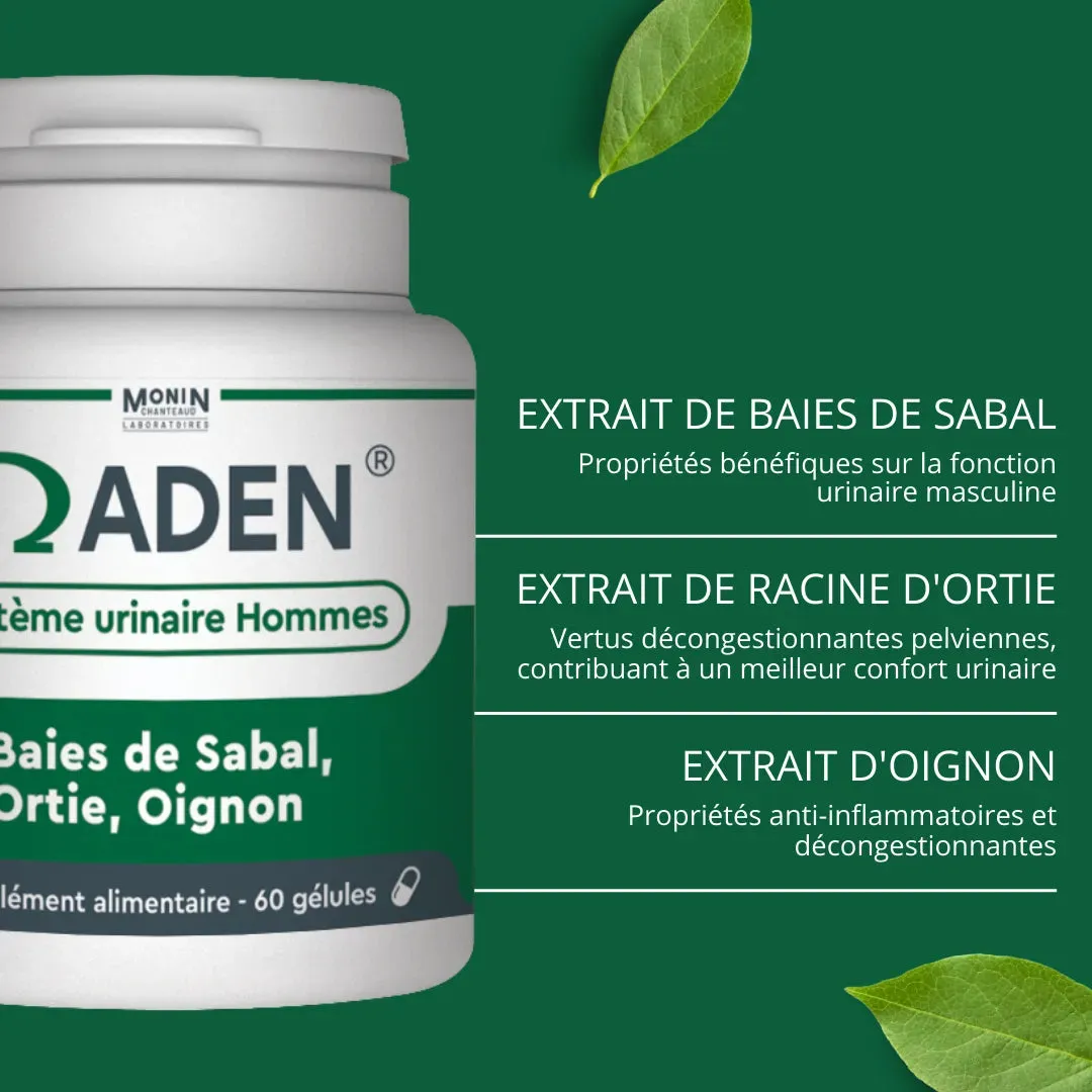 Laboratoires Monin Chanteaud Aden gélules homme sabal 160 mg