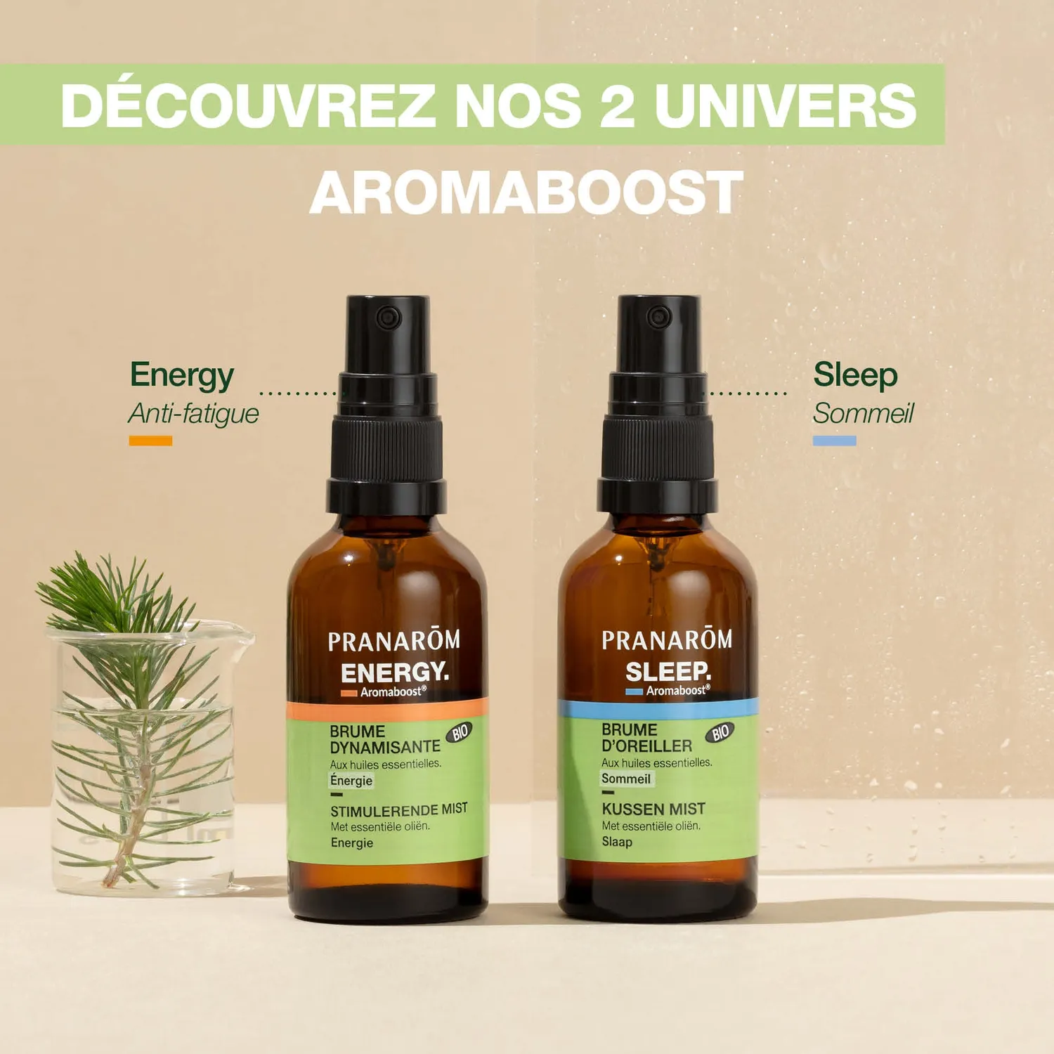 Herbalgem Sleep brume d'oreiller bio nuit sereine