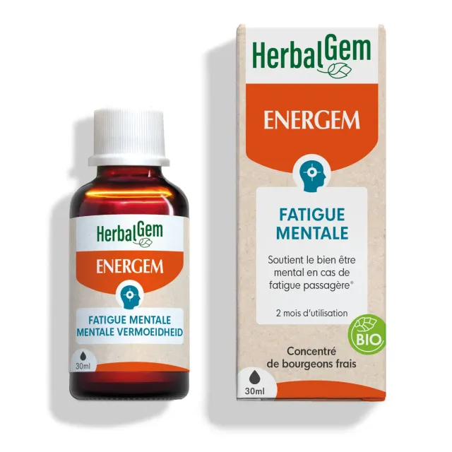 Herbalgem EnerGem Surcharge Mentale Complexe Bourgeons Bio