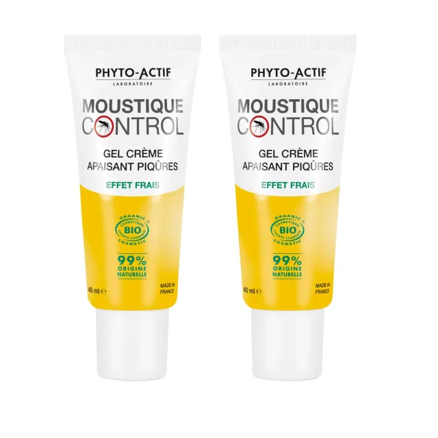 Phyto-Actif Moustique Control gel-crème piqûres bio 2x40 ml