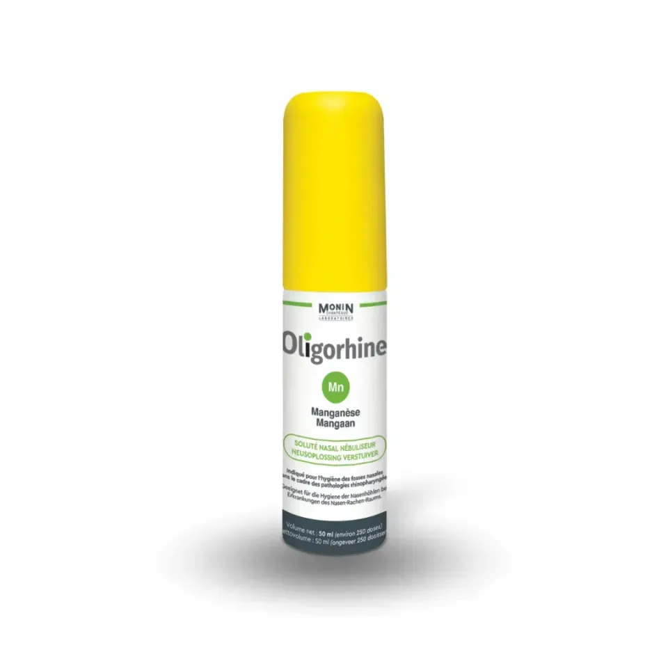 Laboratoires Monin Chanteaud Oligorhine Manganèse spray nasal 50 ml isotonique