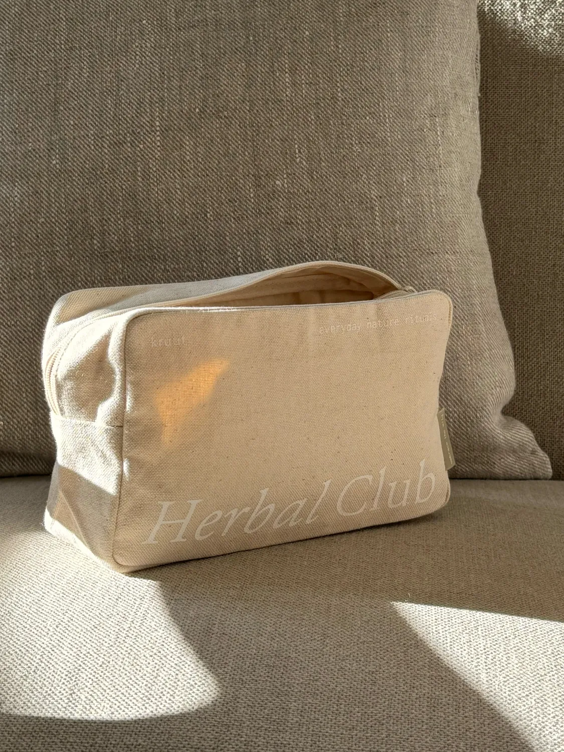 kruut Herbal Club Trousse Toilette Coton Bio