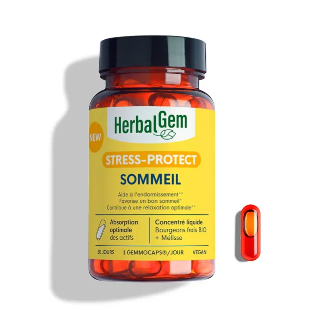 Herbalgem Gemmocaps Sommeil gélules bio sans mélatonine