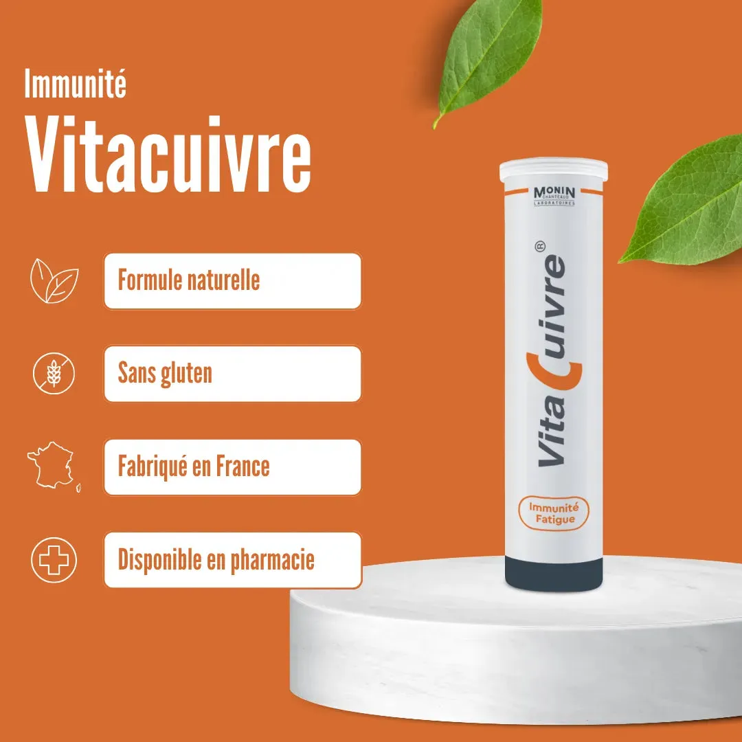 Laboratoires Monin Chanteaud VitaCuivre comprimés immunité cuivre