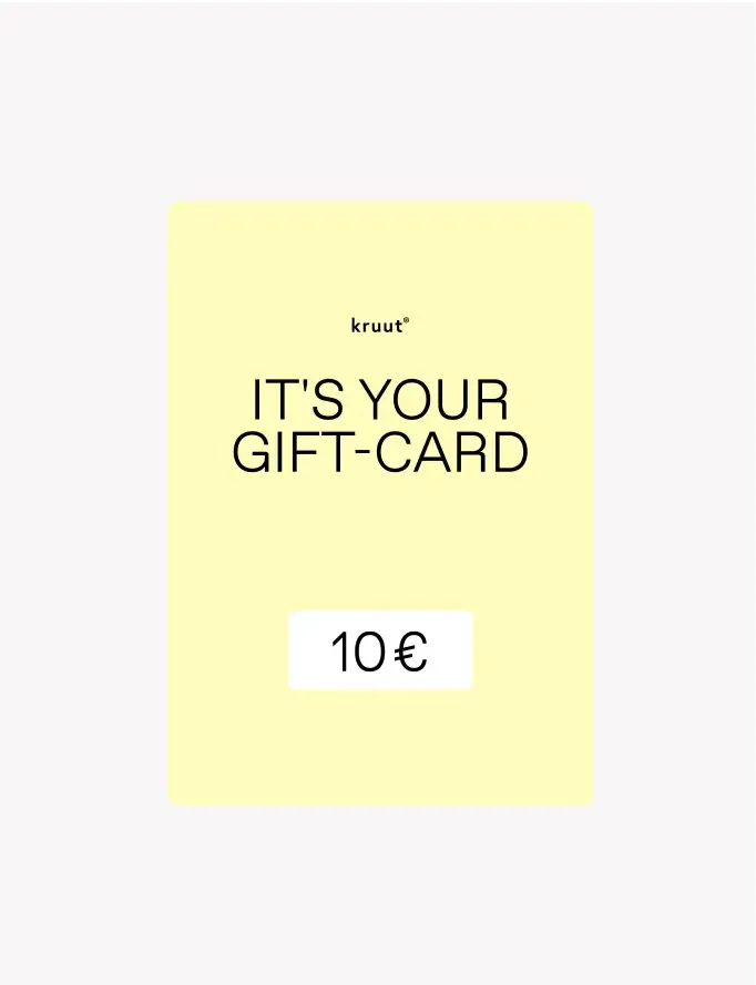 kruut Bon d’achat carte cadeau 10€ plantes sauvages