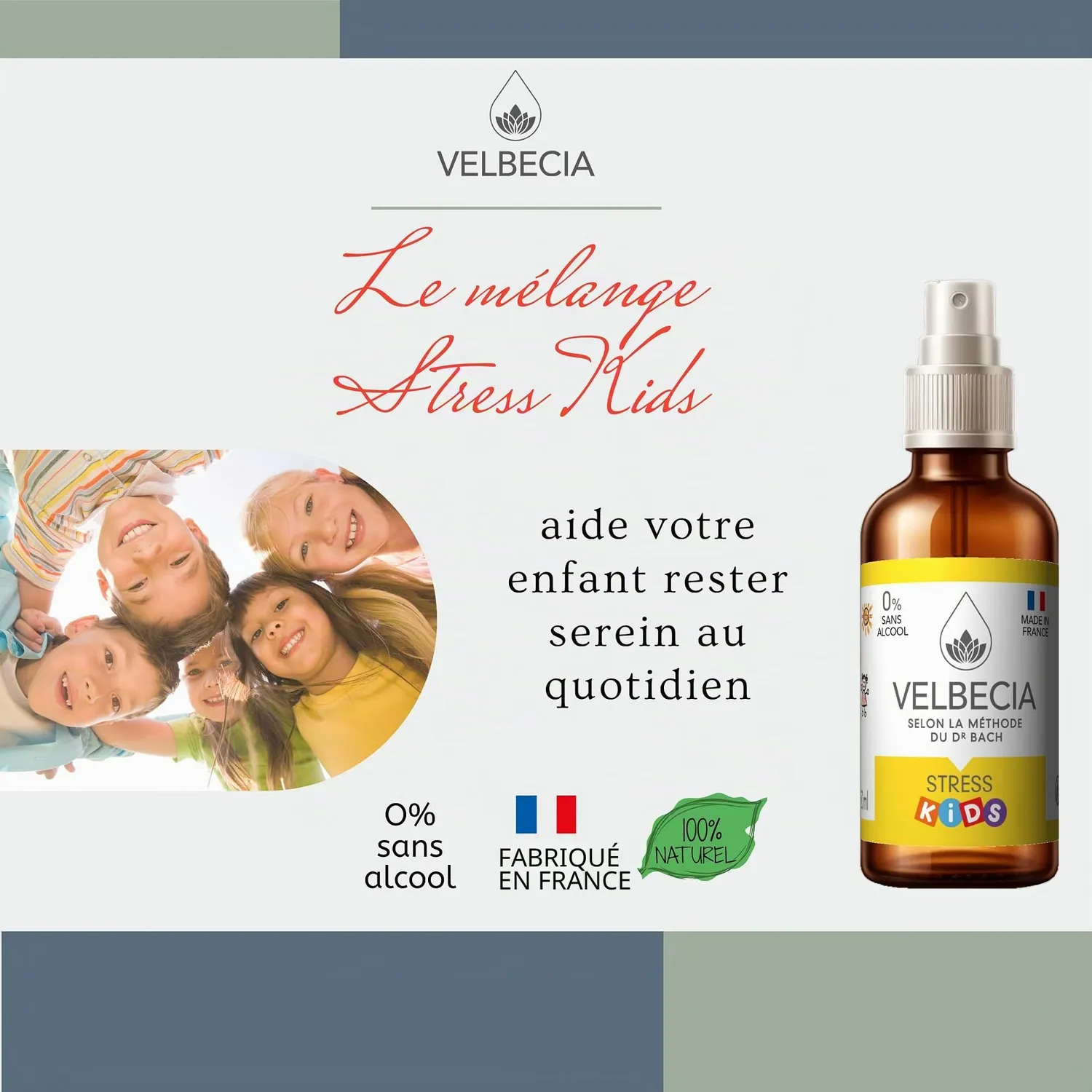 Velbecia Stress Enfant élixir sans alcool 30 ml apaisement