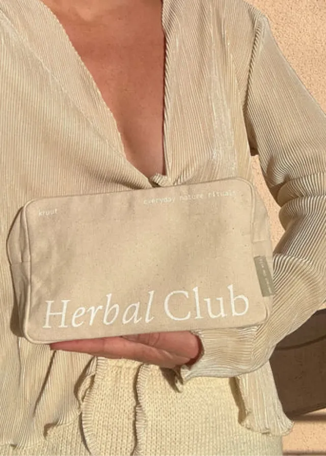 kruut Herbal Club Trousse Toilette Coton Bio