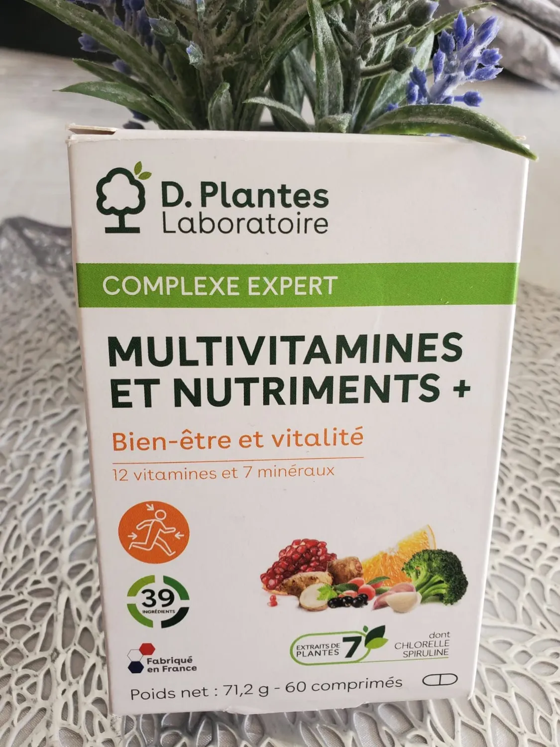 D.Plantes Multivitamines Nutriments+ 60 comprimés tonus