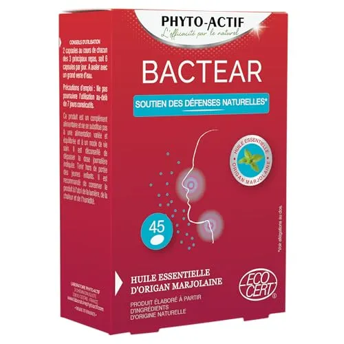 Phyto-Actif Bactear complément immunité 45 comprimés