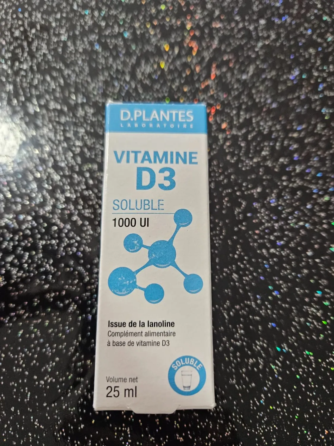 D.Plantes Vitamine D3 1000 UI complément alimentaire soluble 25 ml
