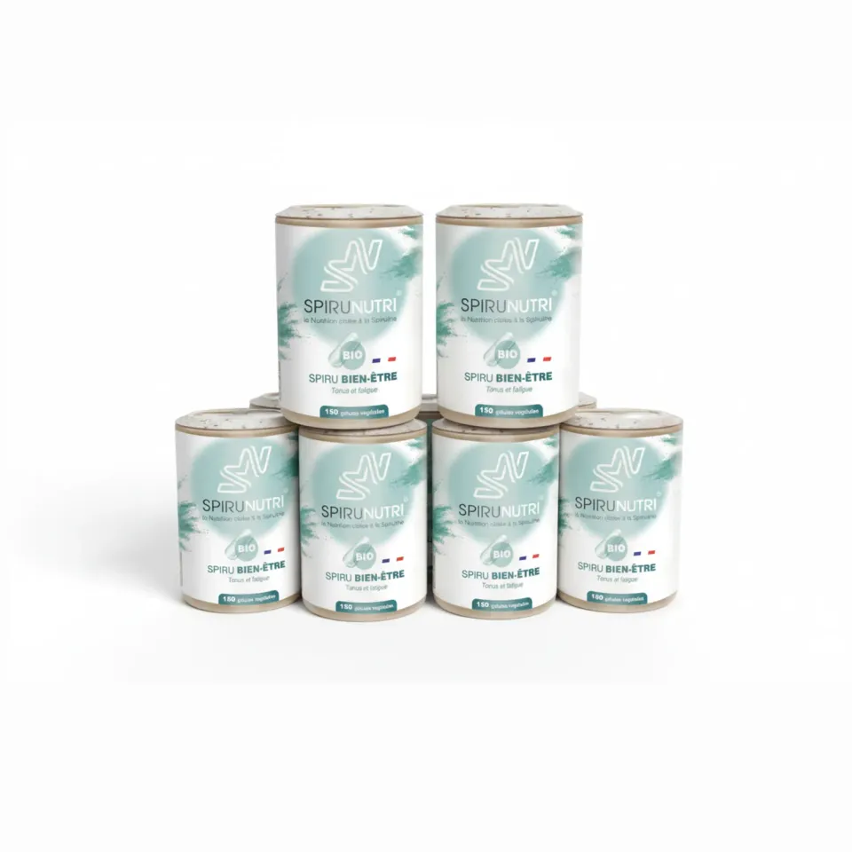 Spirunutri Pack Peau spiruline premium cure 3 mois
