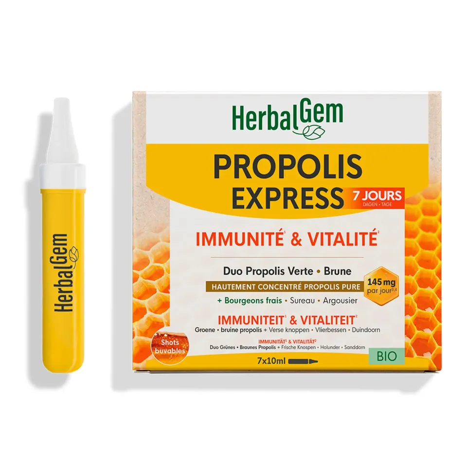Herbalgem Propolis Express solution liquide bio immunité
