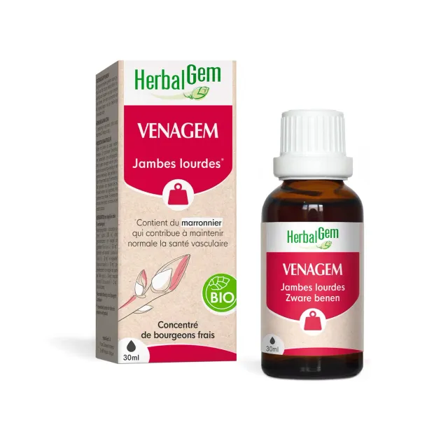 Herbalgem VenaGem complexe bourgeons bio jambes lourdes