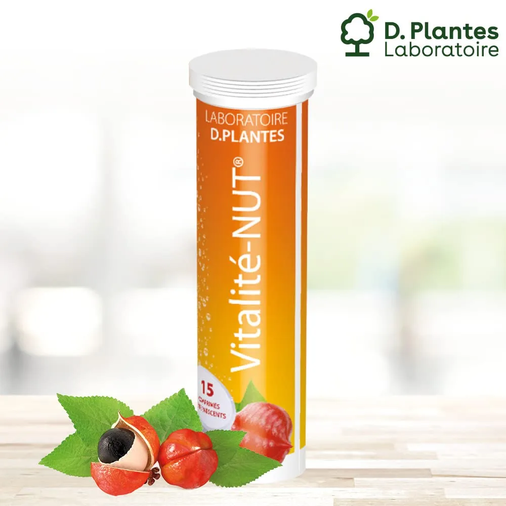 D.Plantes Vitalité-Nut effervescent citron-menthe 30 tonus