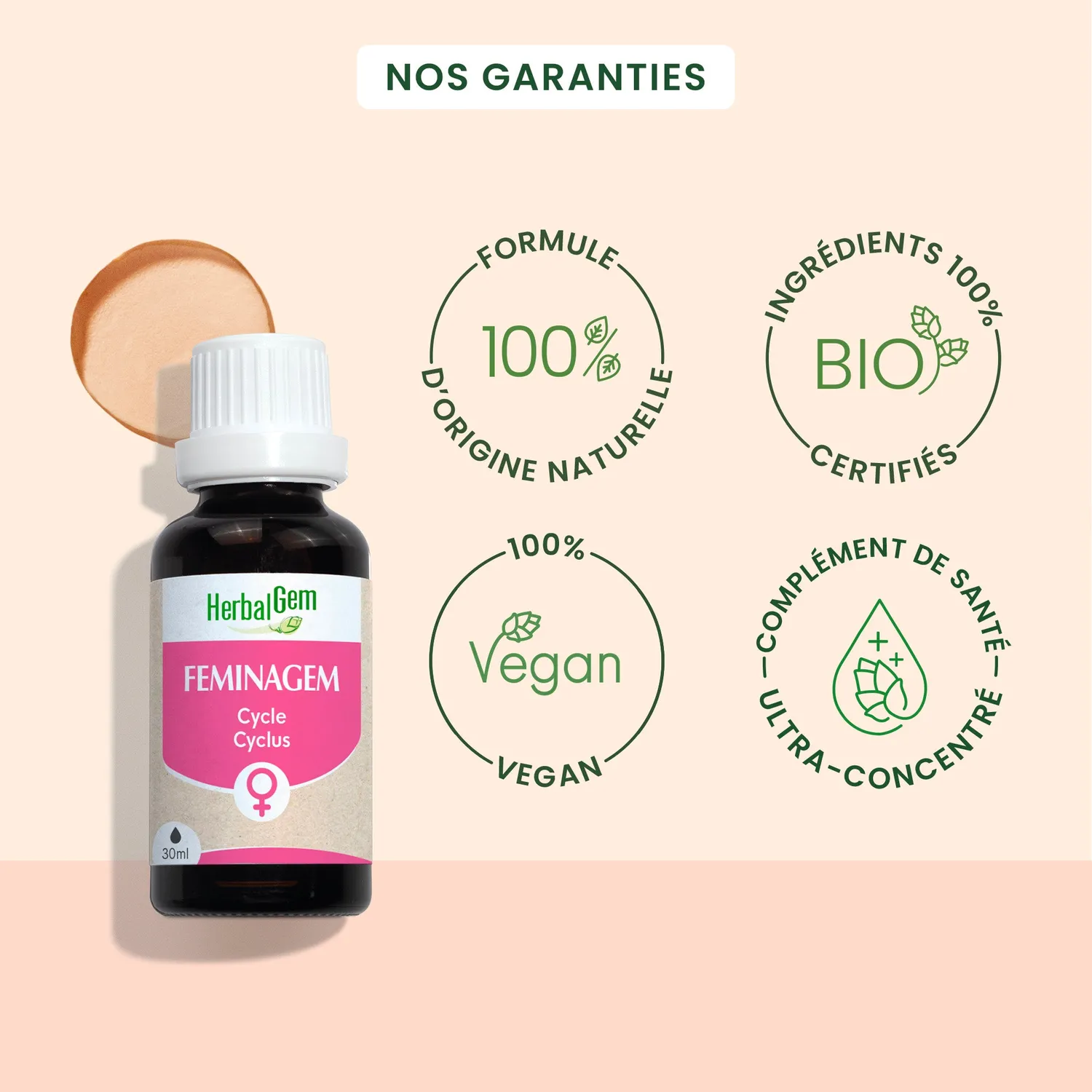 Herbalgem FeminaGem complexe cycle bio 30 ml