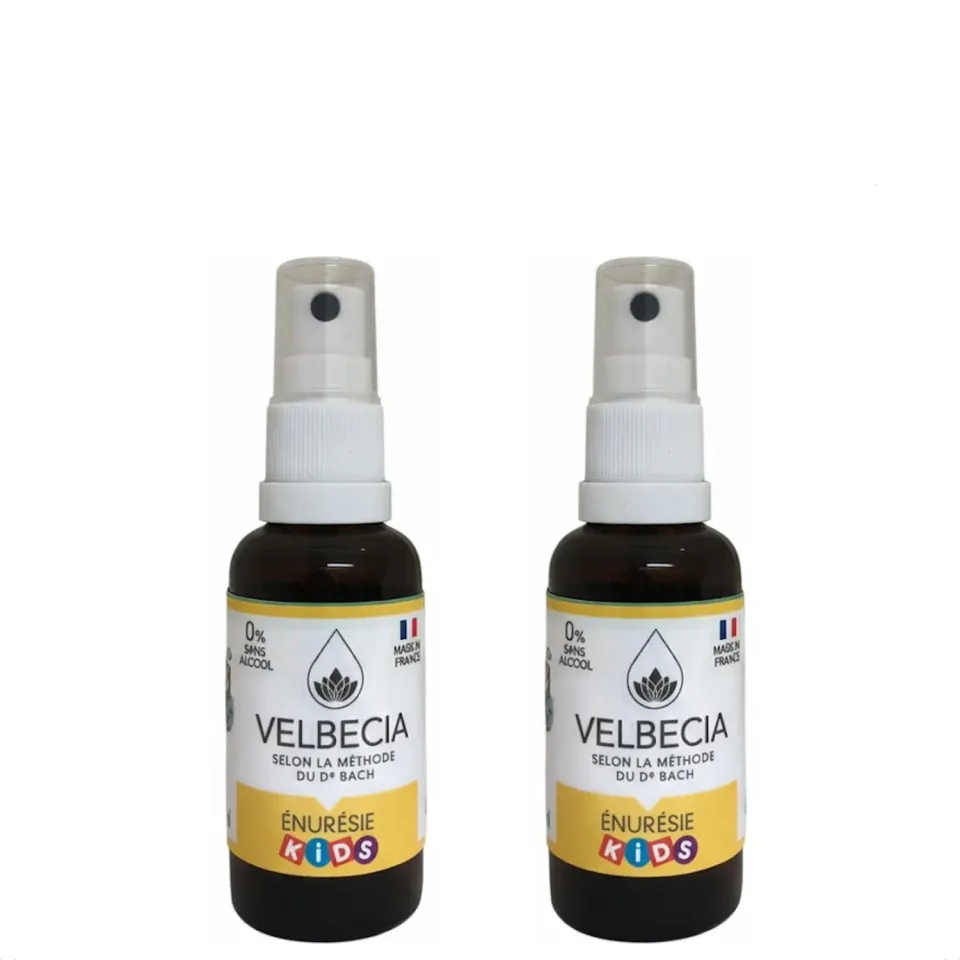 Velbecia Énurésie Kids élixir enfant 2x30 ml sans alcool