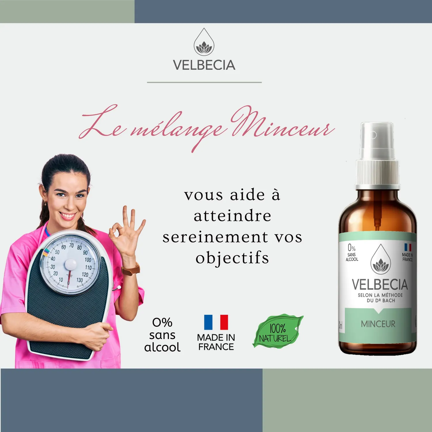 Velbecia Minceur élixir 50ml +1 offert fleurs de Bach