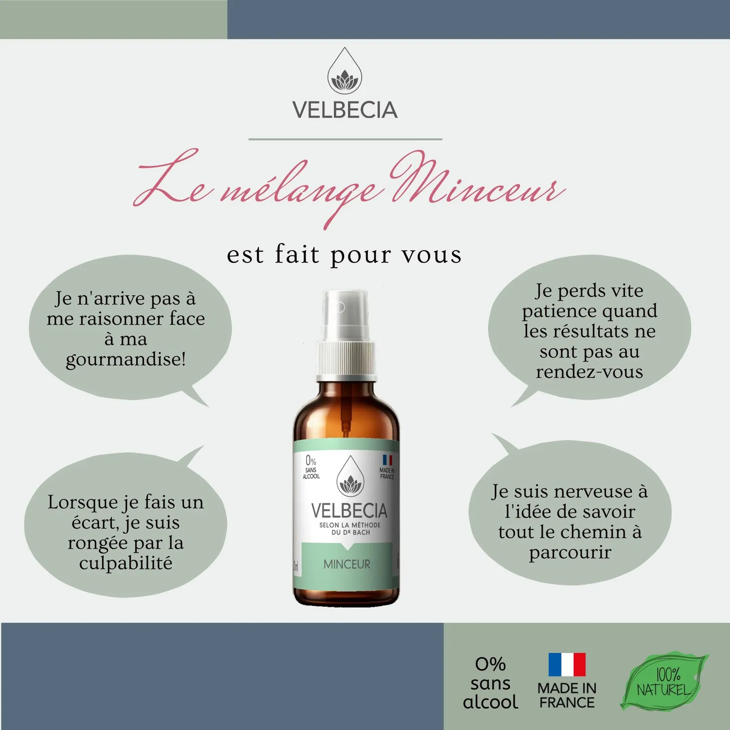 Velbecia Minceur élixir 30ml +1 offert fleurs de Bach