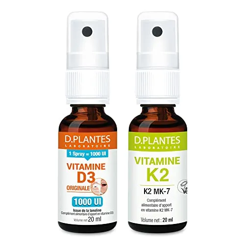 D.Plantes D3/K2 Duo sprays D3 1000 UI + K2 2 x 20 ml
