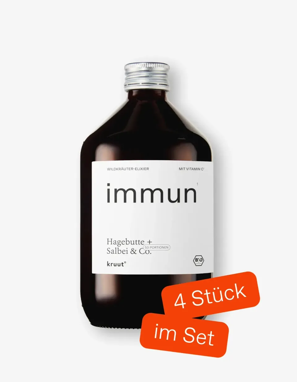 kruut Immun oxymel 4 x 500 ml grand format