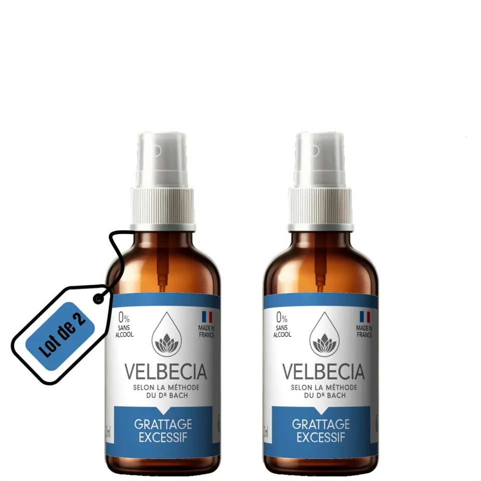 Velbecia Grattage Excessif élixir fleurs 30 ml +1 offert sans alcool