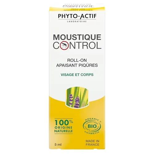 Phyto-Actif Moustique Control roll-on piqûres 2x5 ml lavande