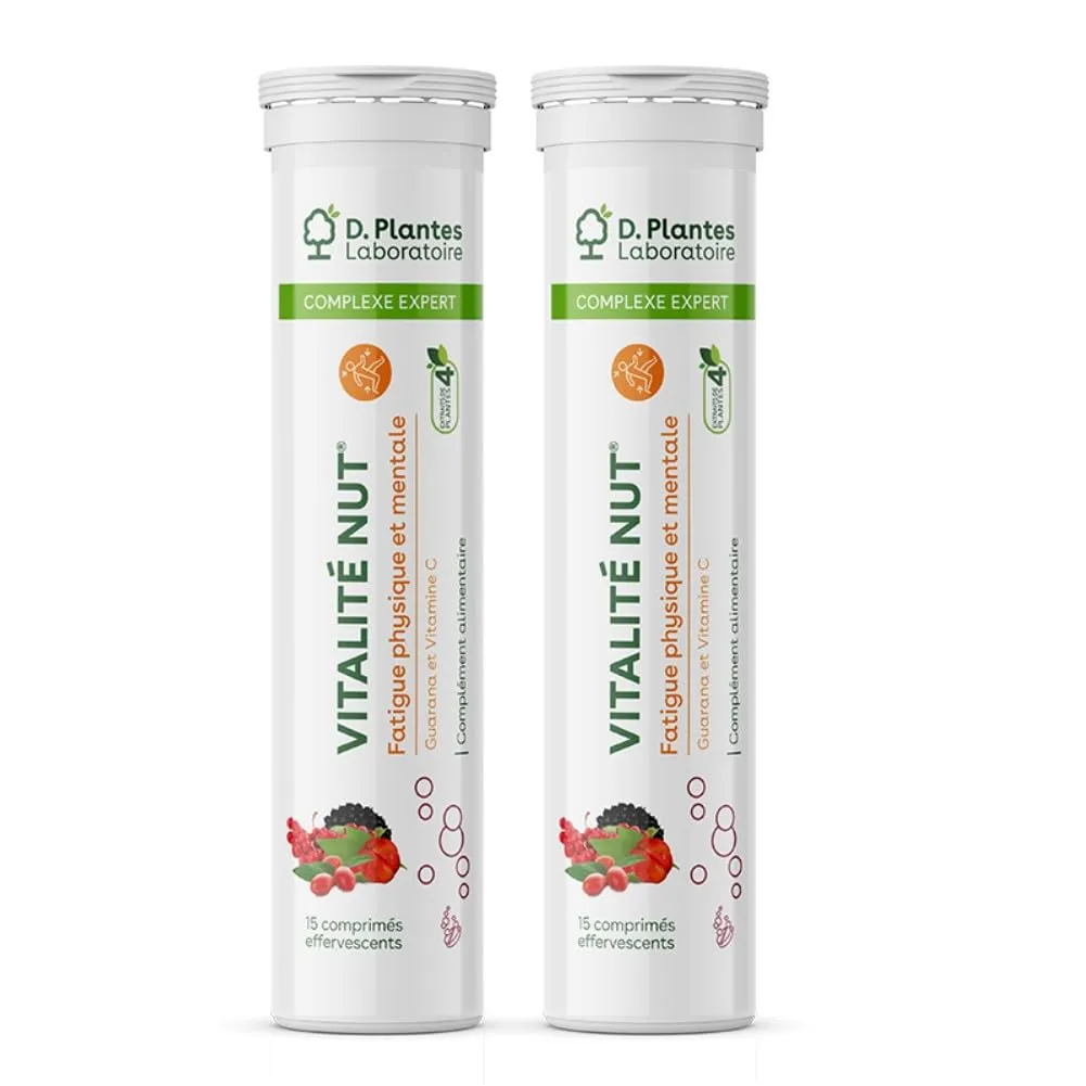 D.Plantes Vitalité-Nut fruits rouges comprimés effervescents 30