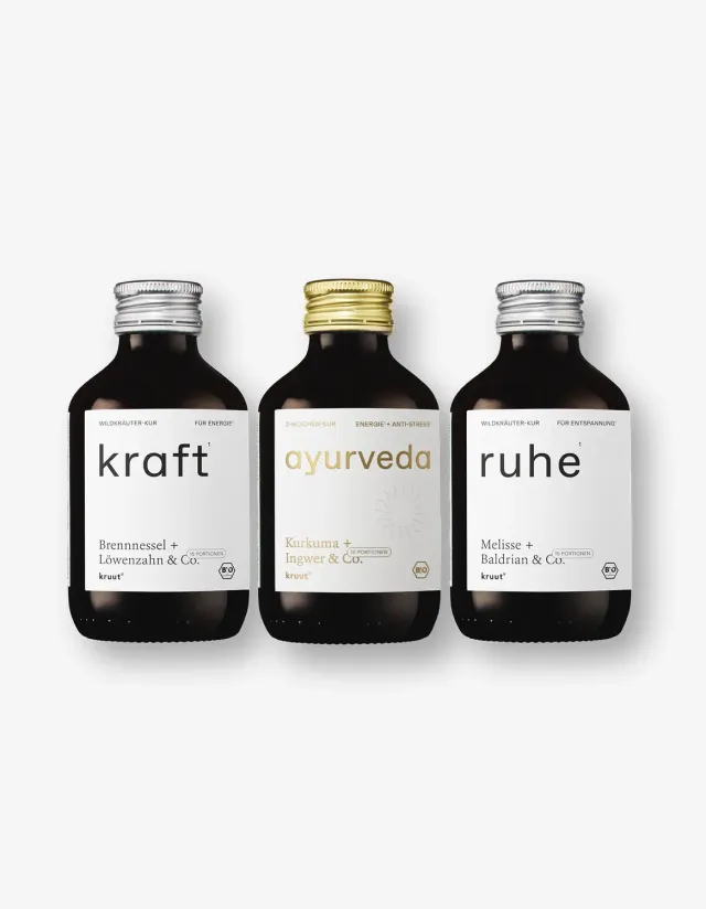 kruut Hydration-Set coffret 3 oxymels hydratation