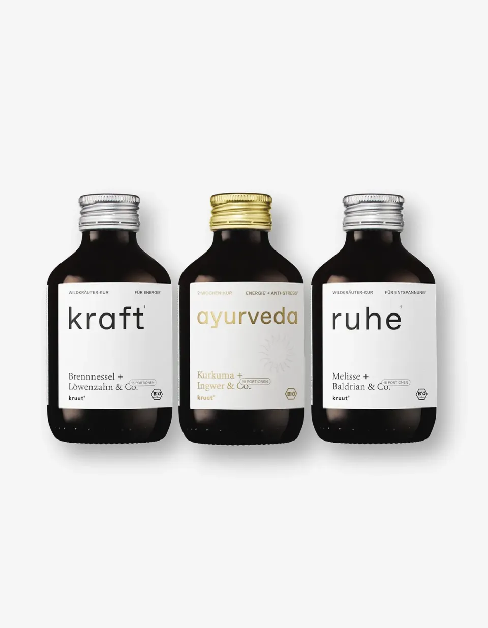 kruut Hydration-Set coffret 3 oxymels hydratation
