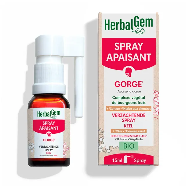 Herbalgem Spray Gorge apaisant propolis bio