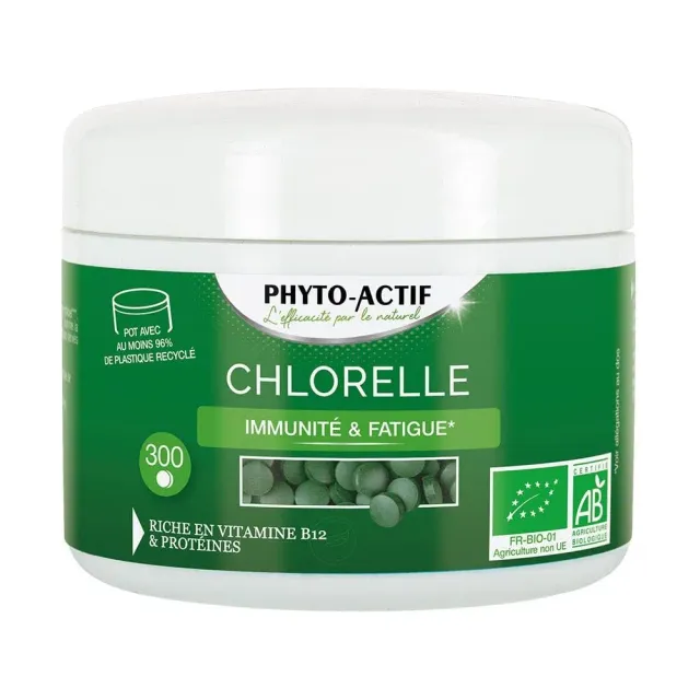 Phyto-Actif Chlorelle complément alimentaire 300 comprimés B12