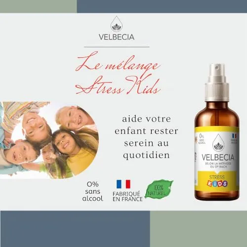 Velbecia Stress Enfant élixir sans alcool 30 ml apaisement