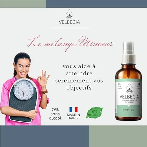 Velbecia Minceur élixir 30ml +1 offert fleurs de Bach
