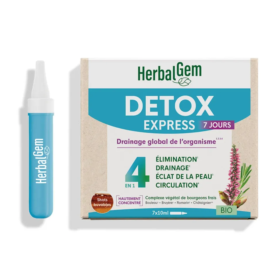 Herbalgem Détox Express monodoses bio 7 jours