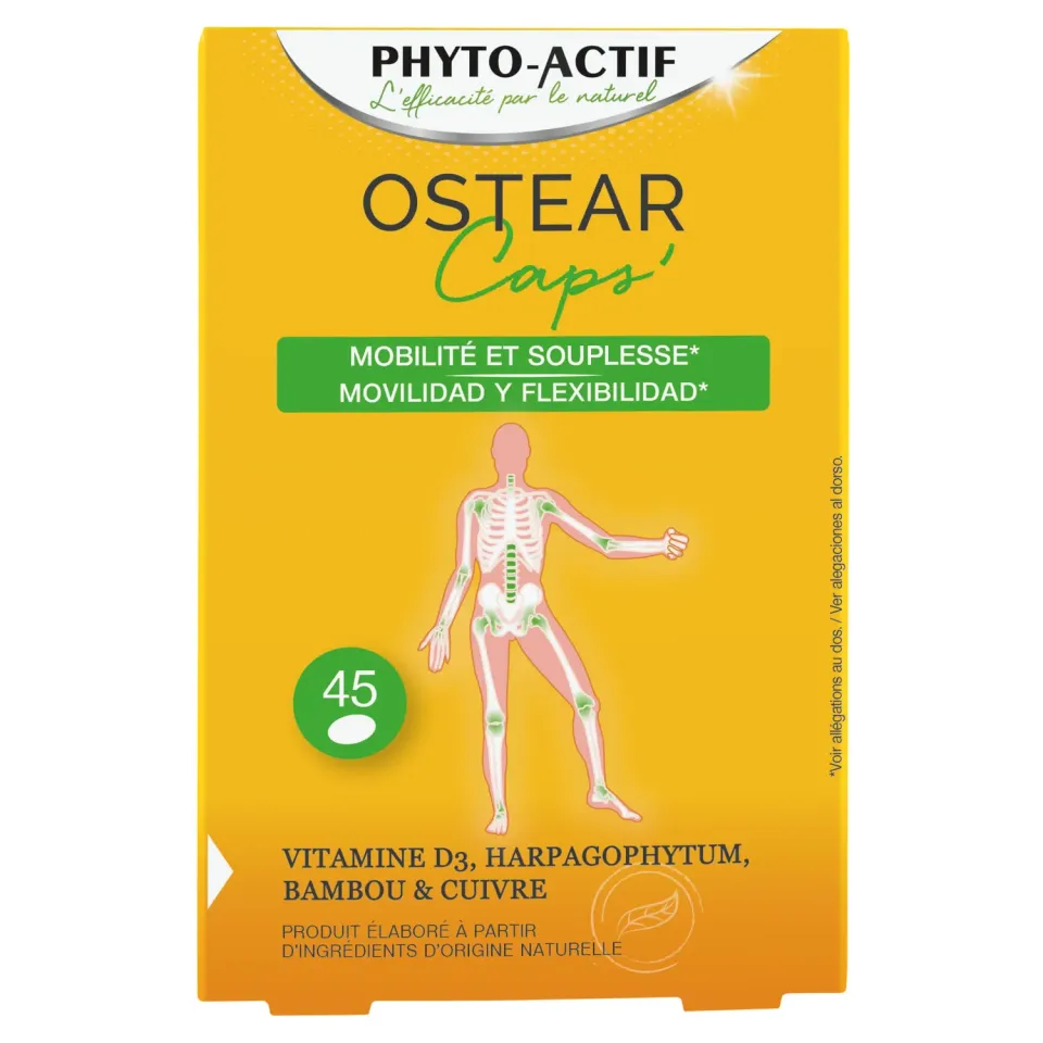 Phyto-Actif Ostear Caps complément articulations 45 gélules