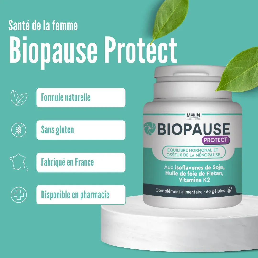 Monin Chanteaud Biopause Protect comprimés ménopause soja