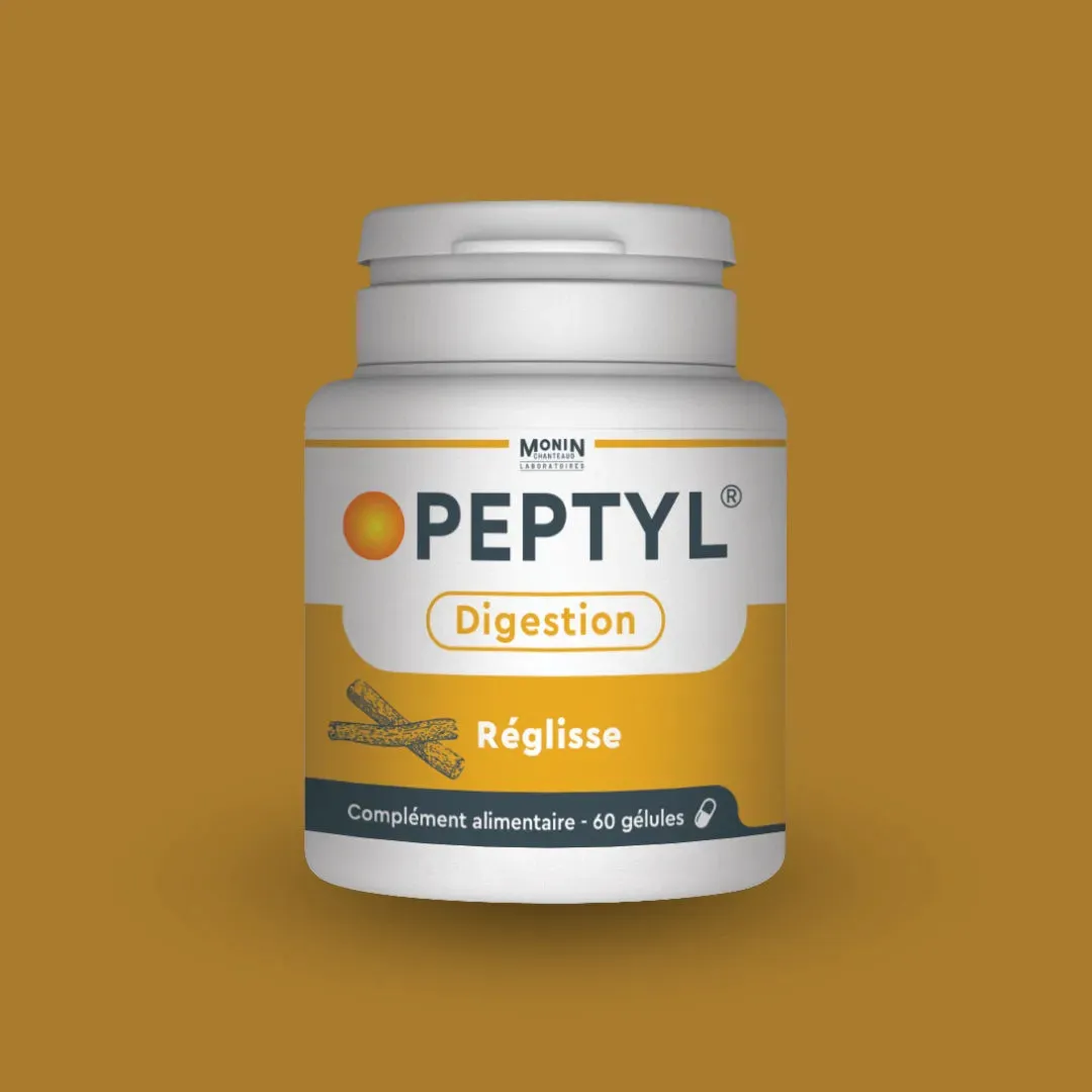 Monin Chanteaud Peptyl gélules digestion réglisse magnésium