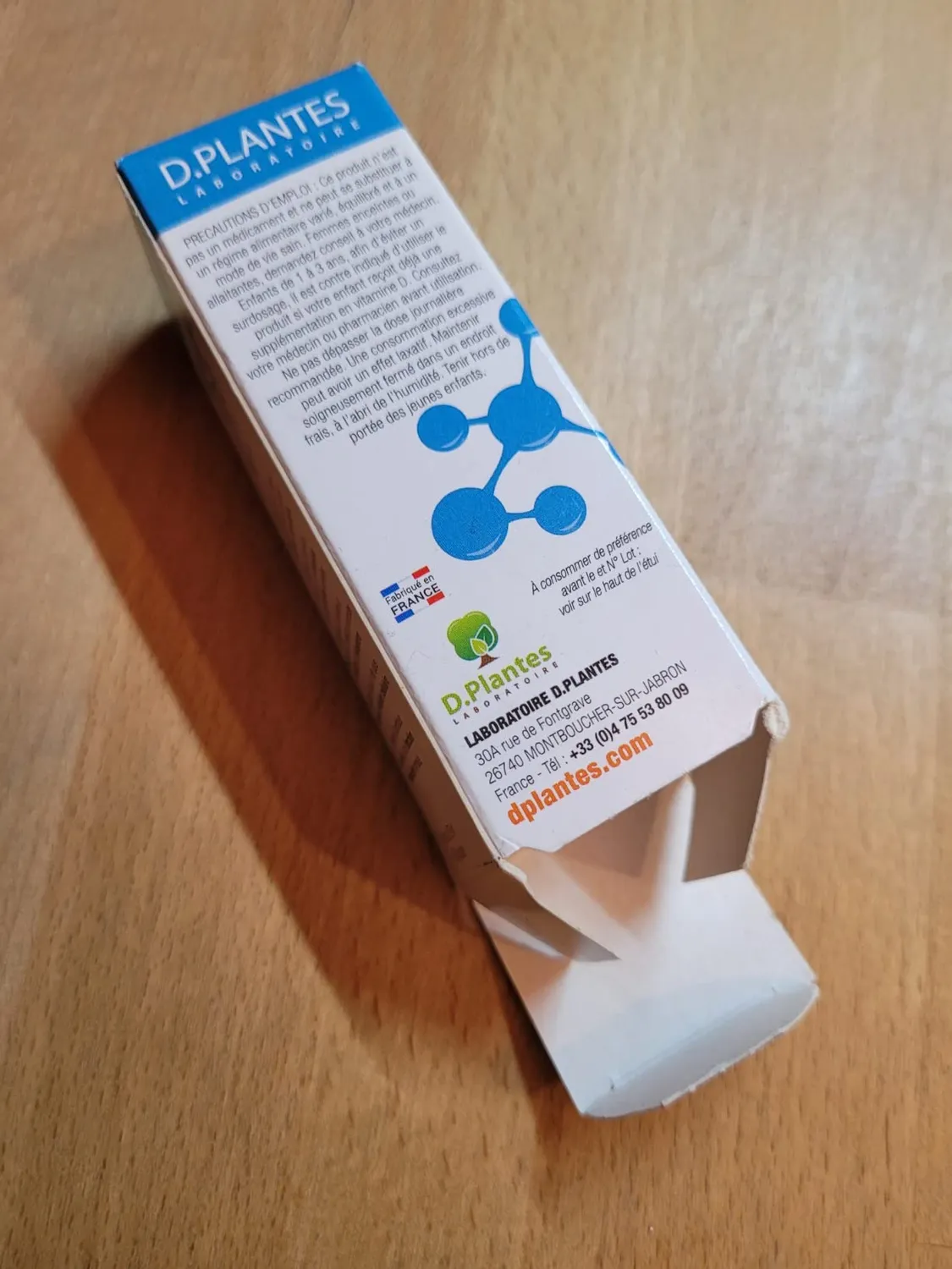 D.Plantes Vitamine D3 1000 UI complément alimentaire soluble 25 ml