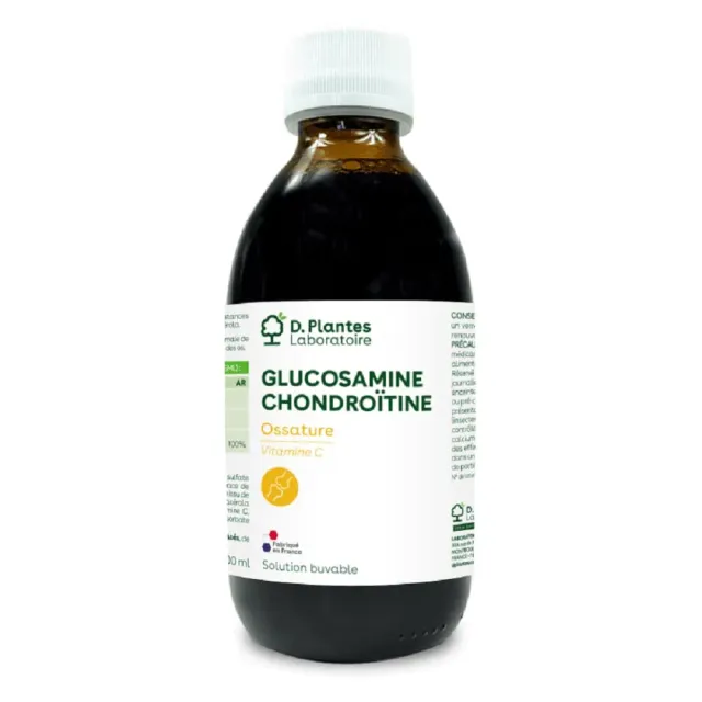 D.Plantes Glucosamine Chondroïtine solution 200 ml articulations