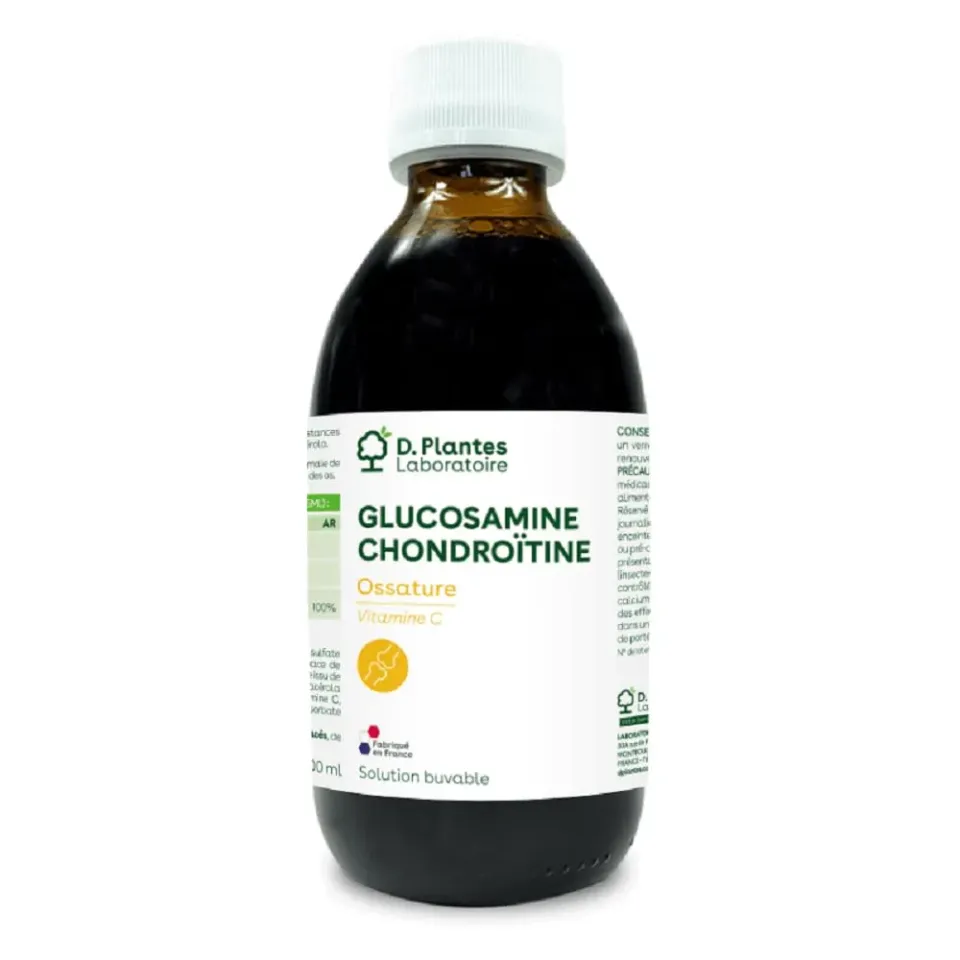 D.Plantes Glucosamine Chondroïtine solution 200 ml articulations