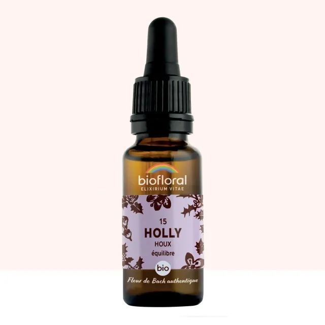 Herbalgem n°15 Holly Houx fleur de Bach bio jalousie