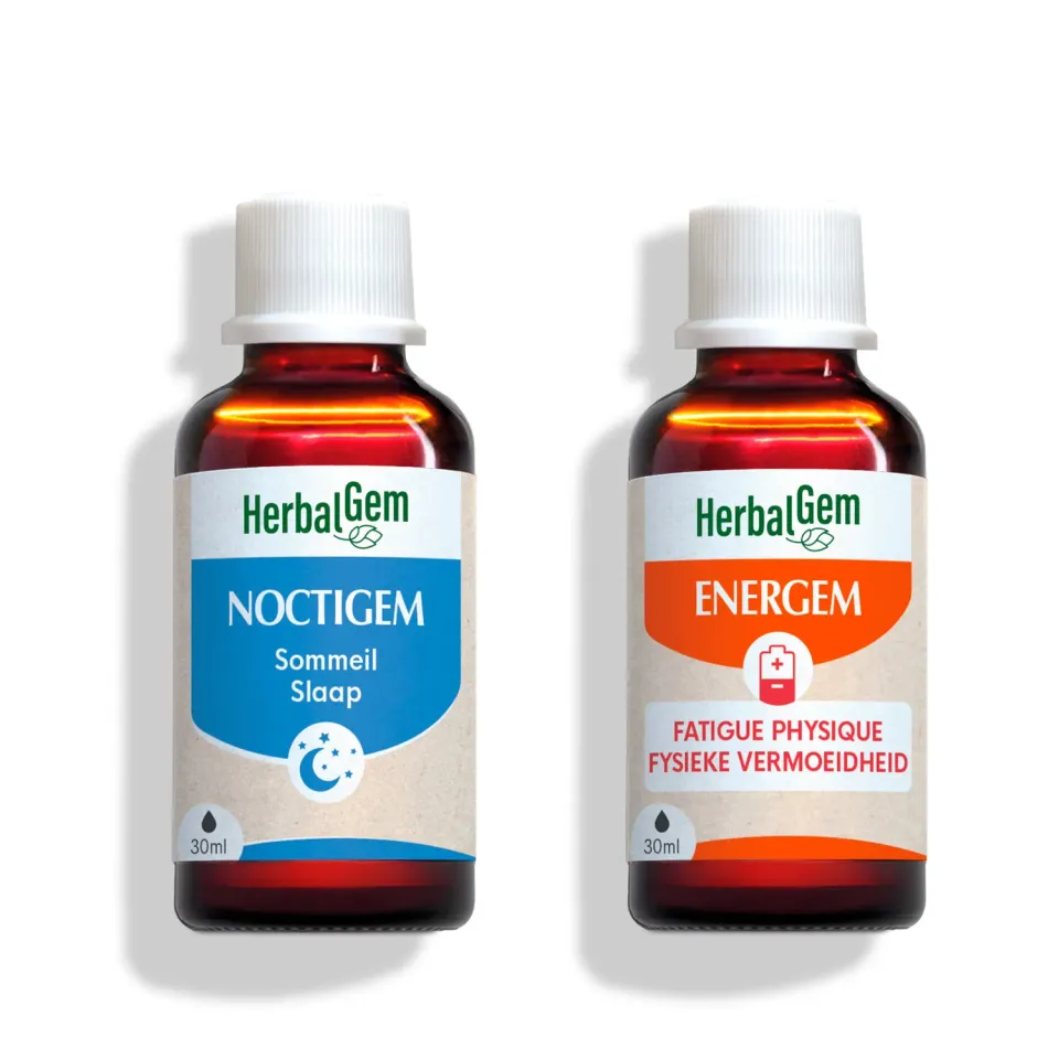 Herbalgem Duo Énergie complexe bourgeons jour et nuit