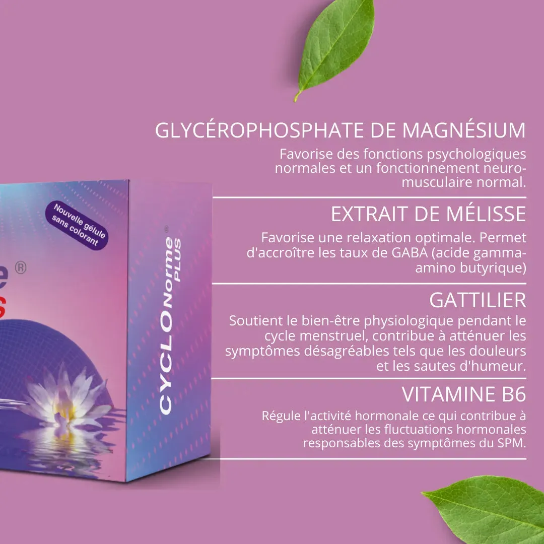 Laboratoires Monin Chanteaud Cyclo-Norme Plus gélules cycle SPM