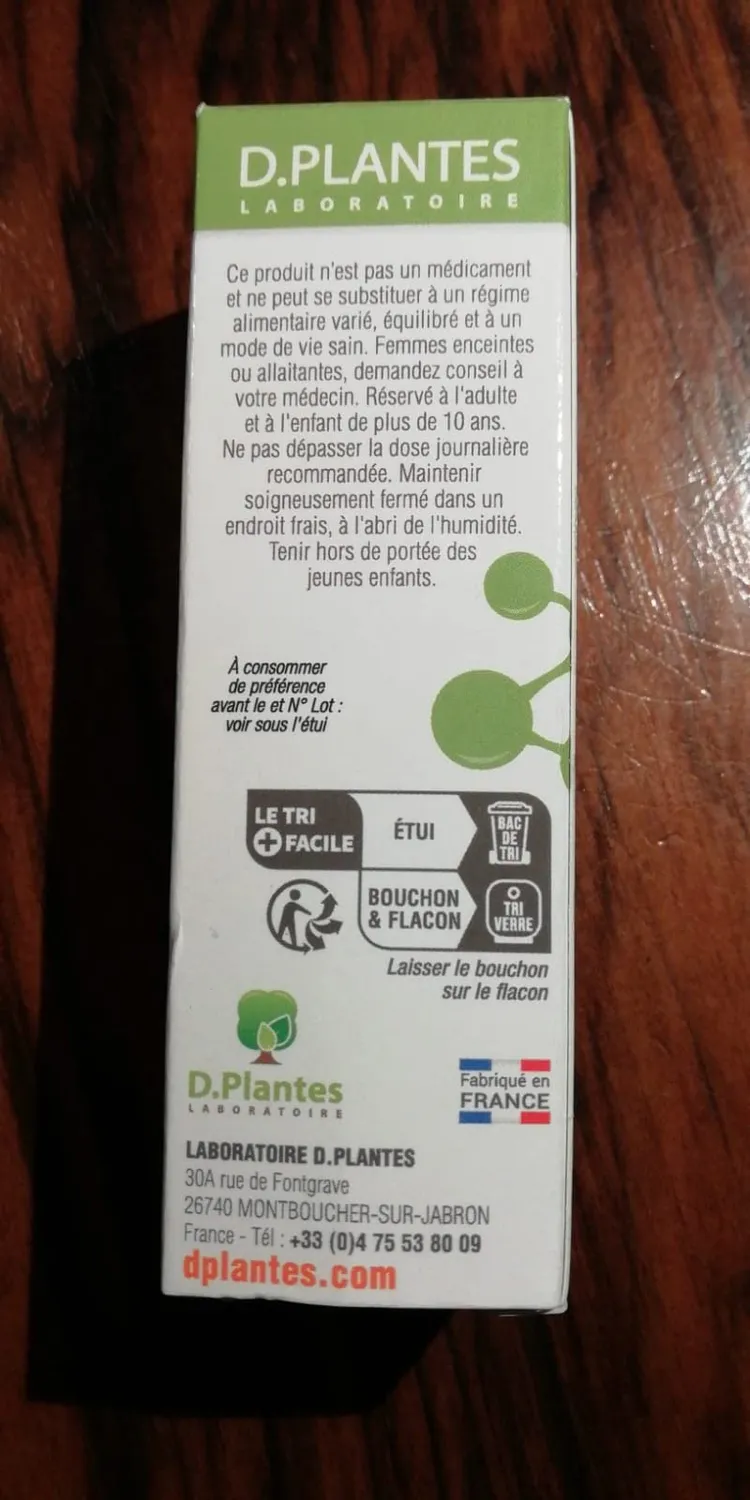 D.Plantes Vitamine D3 2000 UI gouttes 20 ml vegan