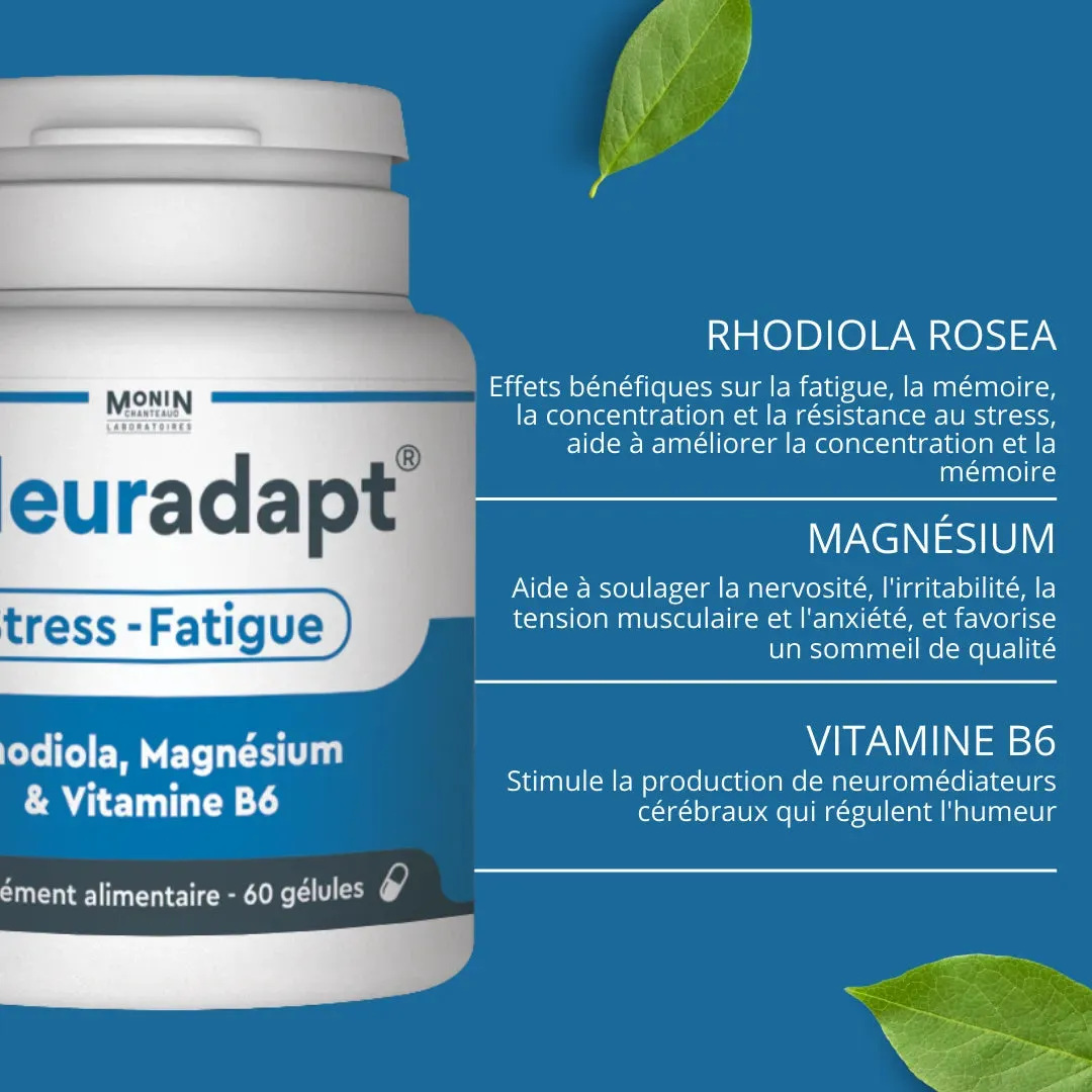 Monin Chanteaud Neuradapt gélules stress fatigue 60