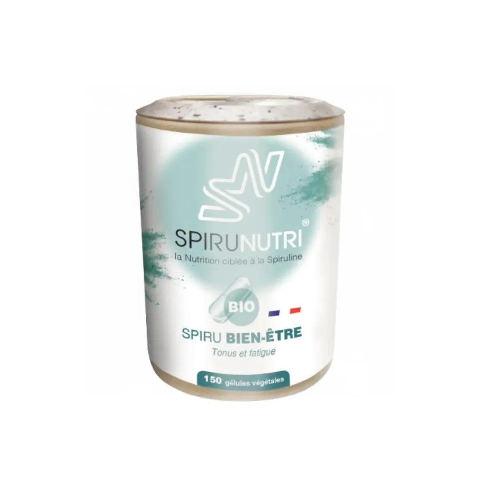 Spirunutri Spiru Bien-etre spiruline pure 1 mois bio