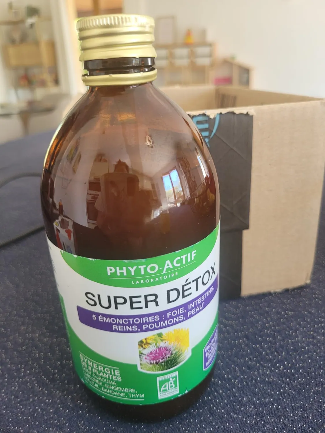 Phyto-Actif Cocktail Super Détox solution 500ml bio 5 émonctoires