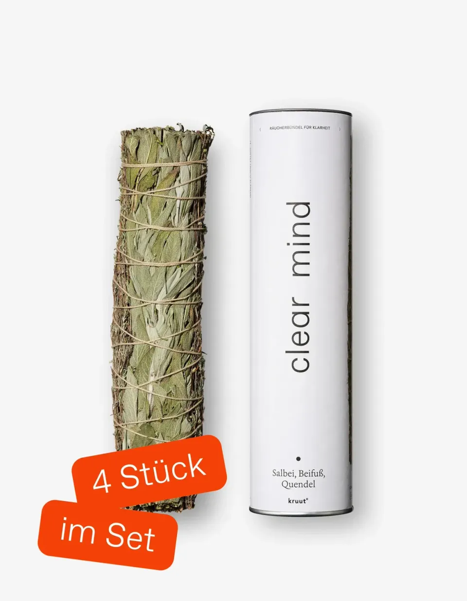 Kruut Clear Mind mélange à fumiger 4x sauge clarifiante