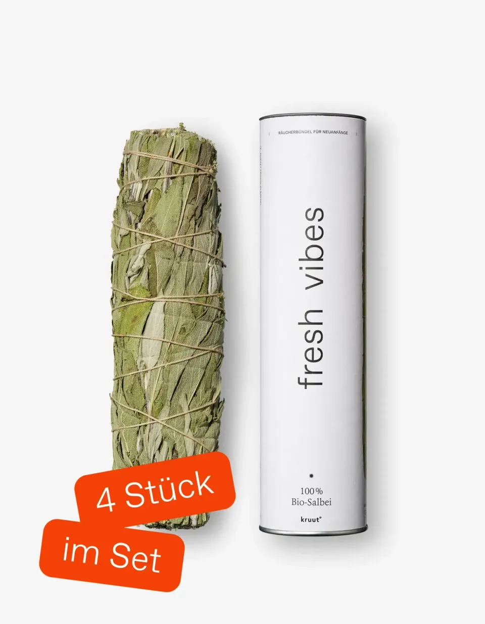 kruut Fresh Vibes bâton de sauge x4 purifiant